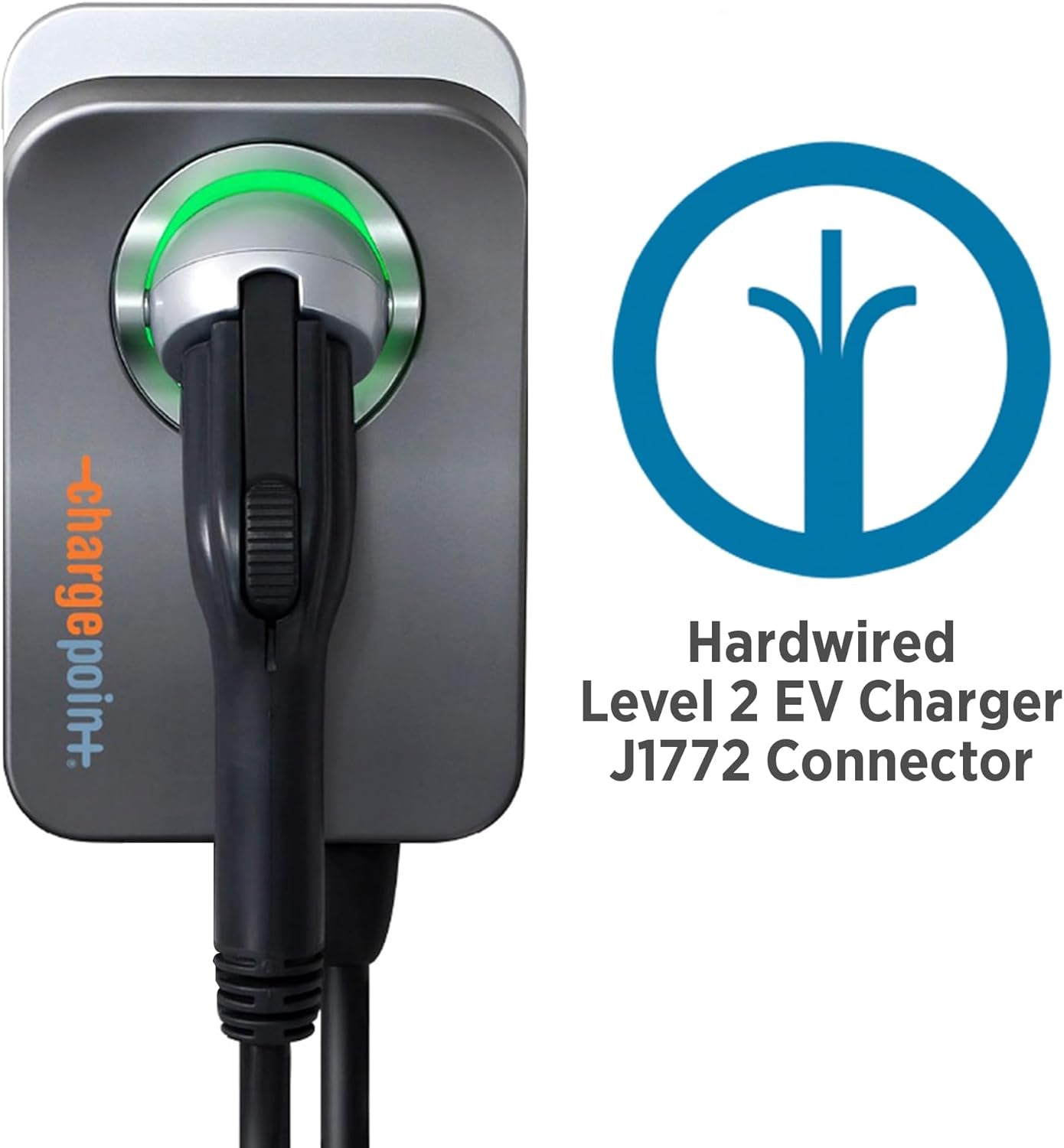 Homeflex Level 2 EV Charger J1772 - Fast Smart Battery Power Charging at Home for Electric Automobile Vehicles- Hardwired for Electric Car